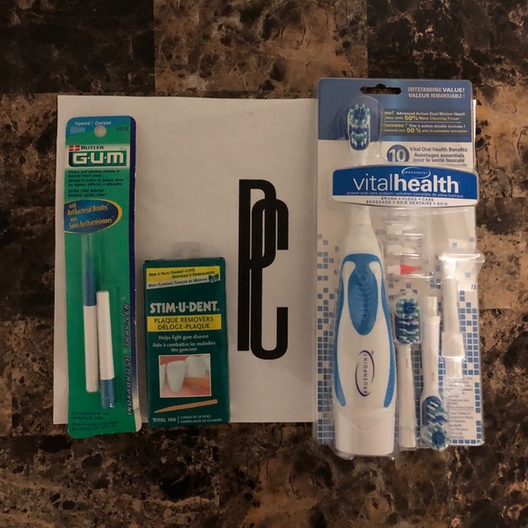 Vital Health Electric Toothbrush + Stim-U-Dent Plaque Remover - Picture 1 of 3